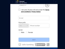 регистрация в Admiral