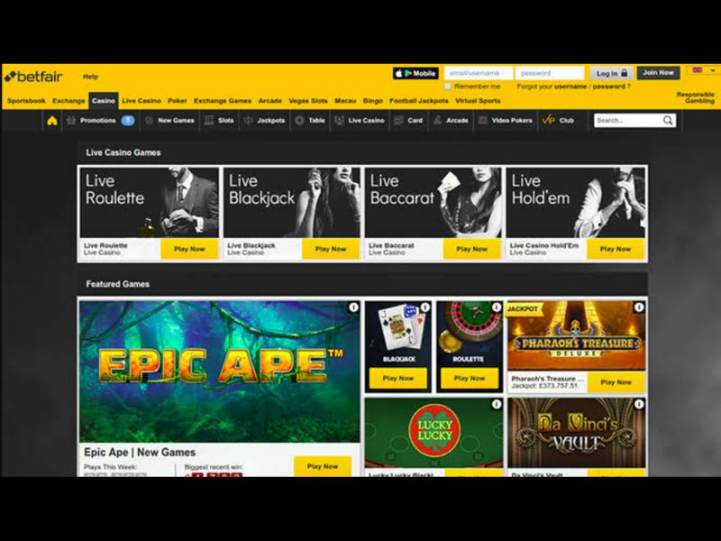 Inscrivez-vous sur Betfair Casino et jouez à la Lightning Roulette