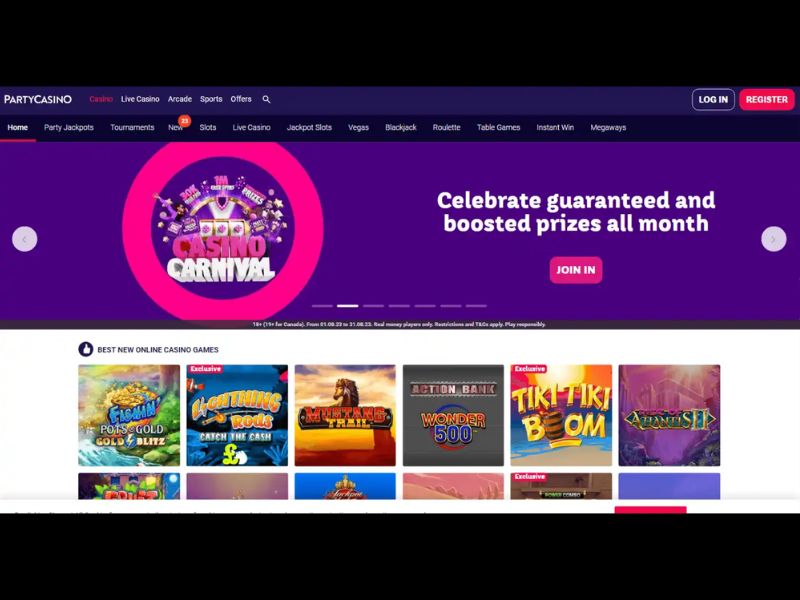 Bonus su Party Casino
