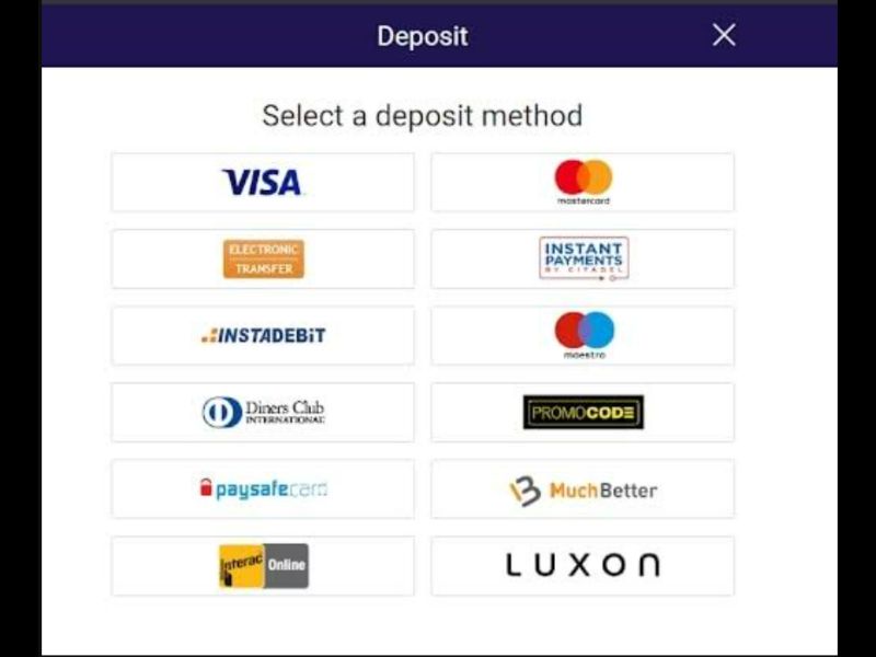 Come effettuare un deposito su Party Casino